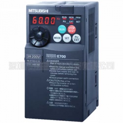 三菱變頻器FR-E720-0.1K日本原裝，電源三相220V,